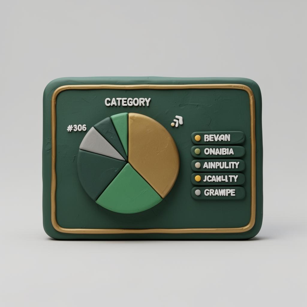 Painel de categorias 3D