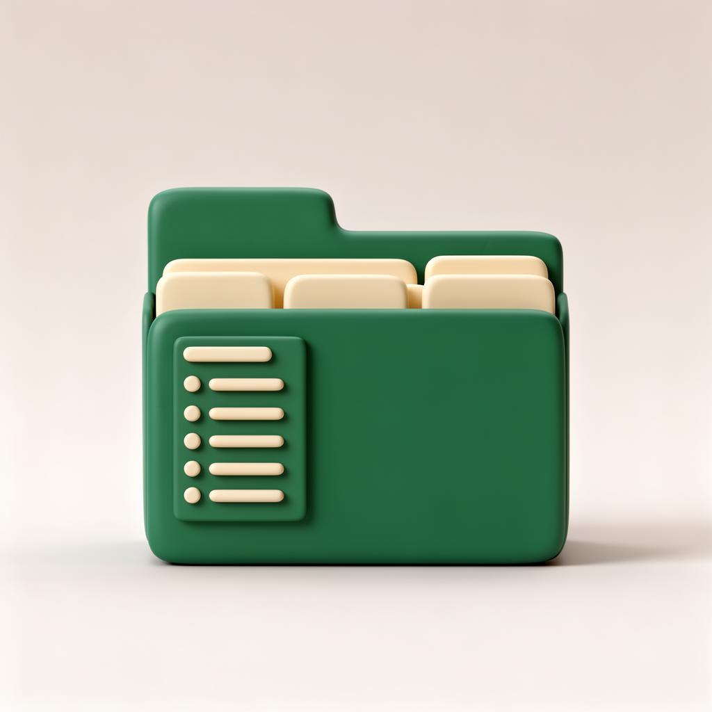 Pasta organizada 3D